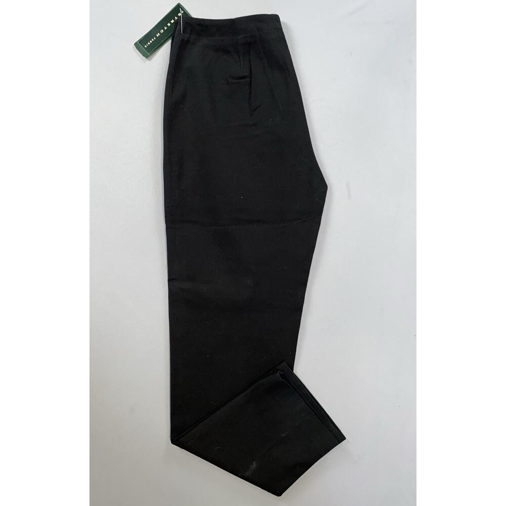 Ralph Lauren Vintage LRL 'Savile Row' Stretch Trouser Pants. Black, Women's 10.